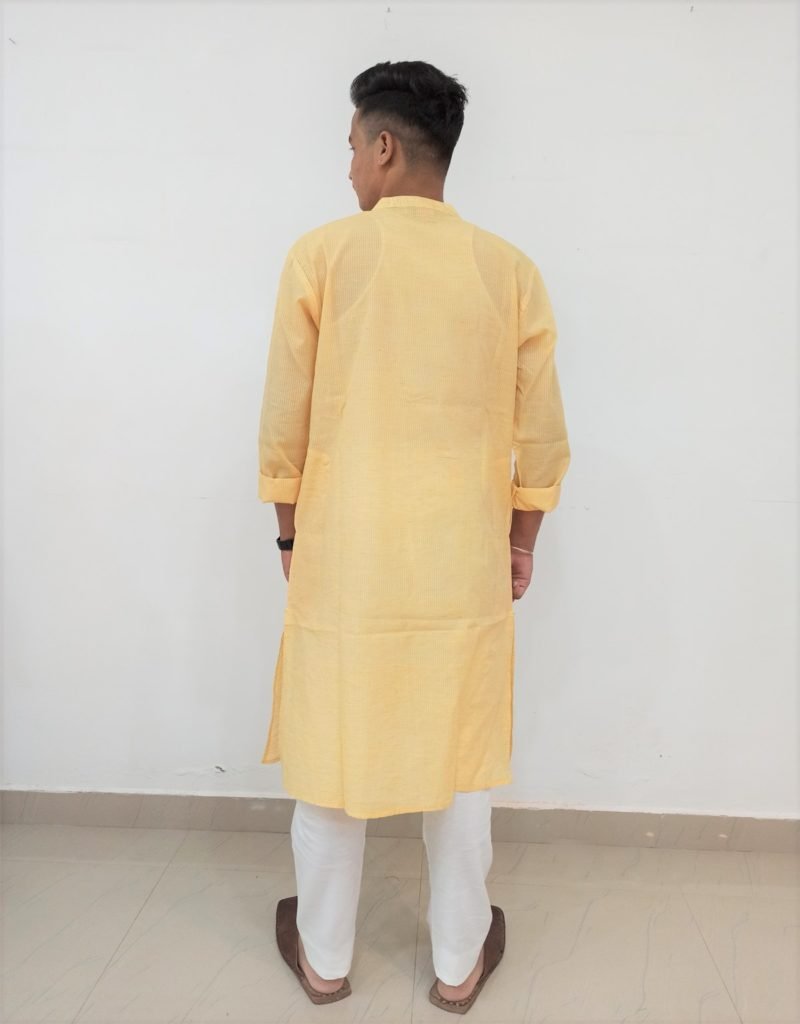 yellowhandwovenkurtapriceindia_hindart